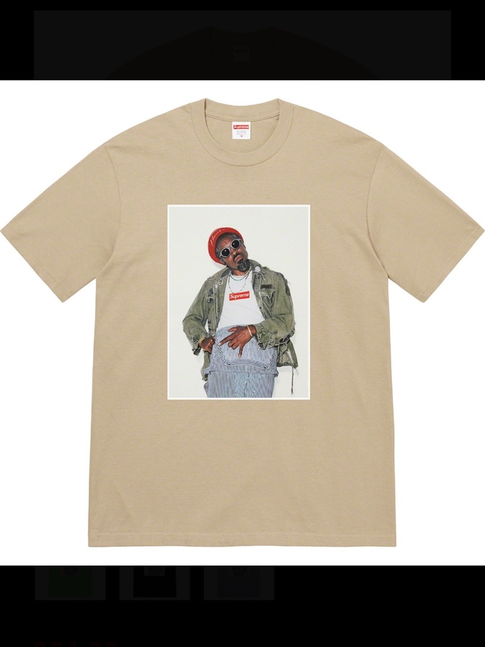 Supreme André 3000 Tee FW22 - Khaki - Small BRAND NEW!